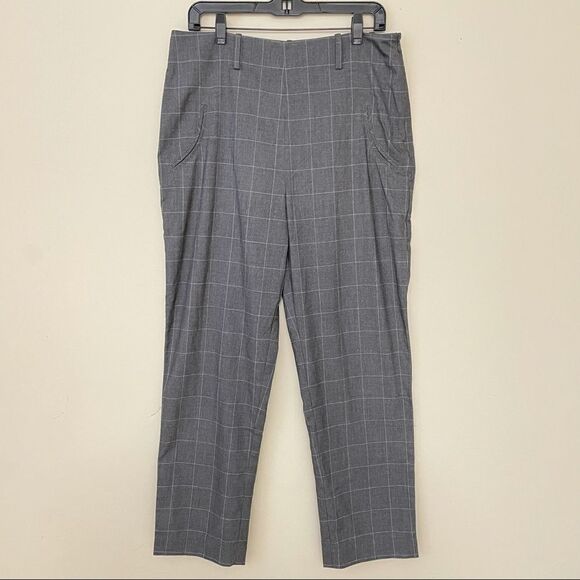 L‎ ACADEMIE /REVOLVE PLAID TROUSER PANTS sz Large - Picture 1 of 6